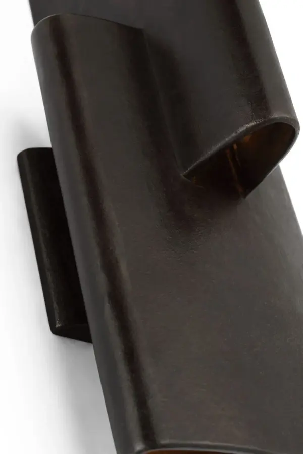 Lotura 16" Intersecting Sconce in Museum Black - Image 10
