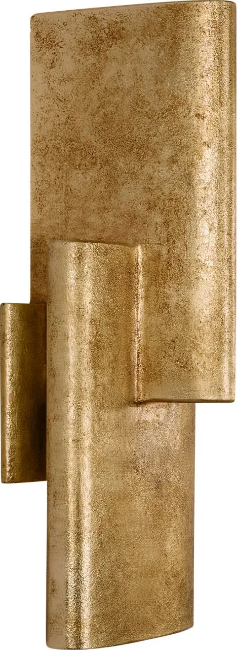 Lotura 16" Intersecting Sconce in Museum Gild - Image 3