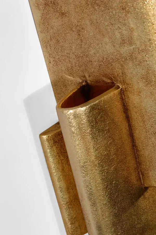 Lotura 16" Intersecting Sconce in Museum Gild - Image 9
