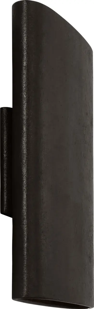 Lotura 12" Pocket Sconce in Museum Black - Image 1
