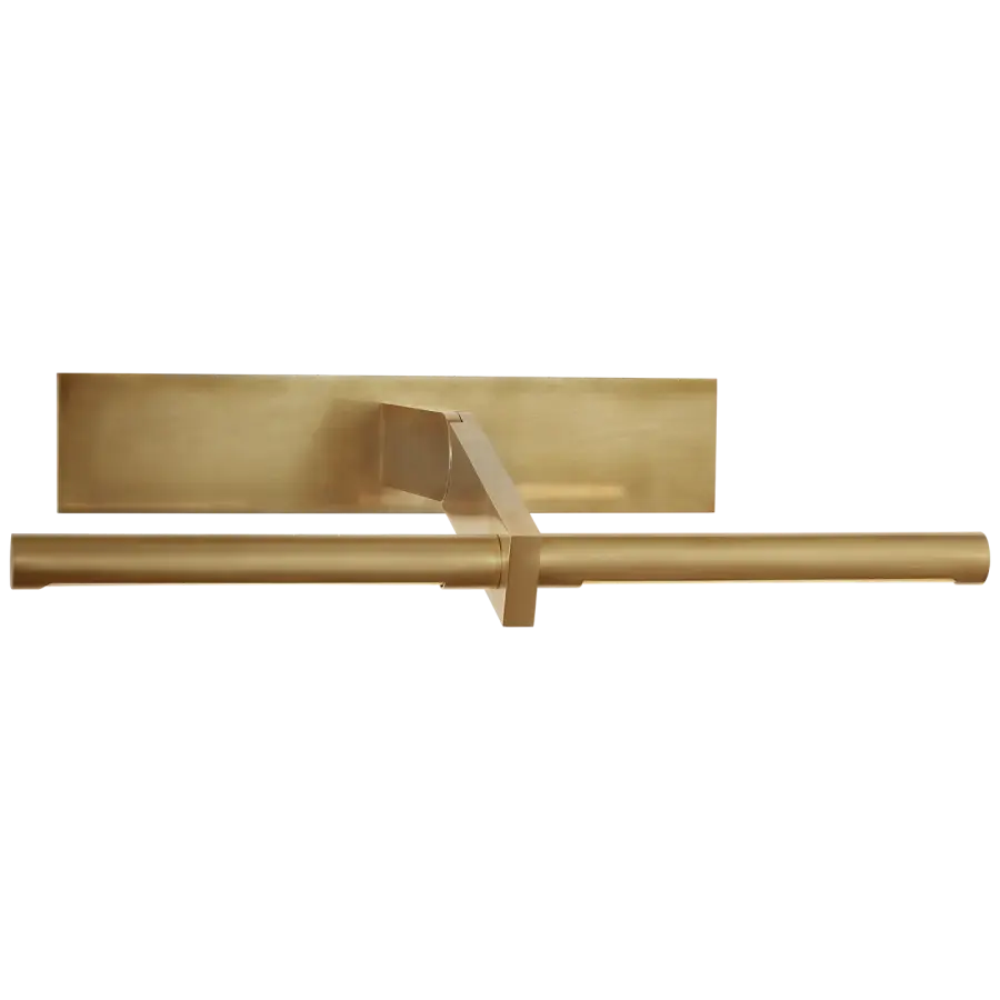 Axis 18" Pivoting Library Light in Antique-Burnished Brass - Image 1