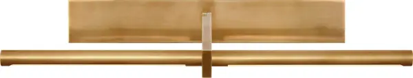 The Axis 25" Library Light combines traditional craftsmanship with functional design. Its pivoting arm allows for adjustable task lighting, while the antique-burnished brass finish adds warmth and sophistication to any reading nook or workspace. - alternate view