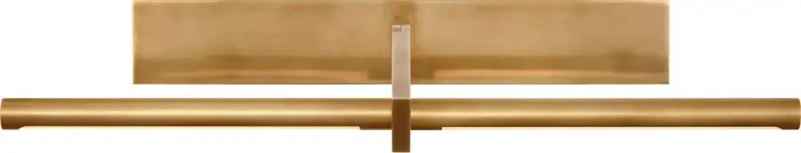 Axis 25" Pivoting Library Light in Antique-Burnished Brass - Image 2
