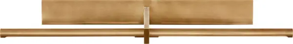 Axis 32" Pivoting Library Light in Antique-Burnished Brass - Image 3