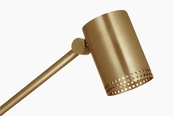 Precision Articulating Table Lamp in Antique-Burnished Brass - Image 4