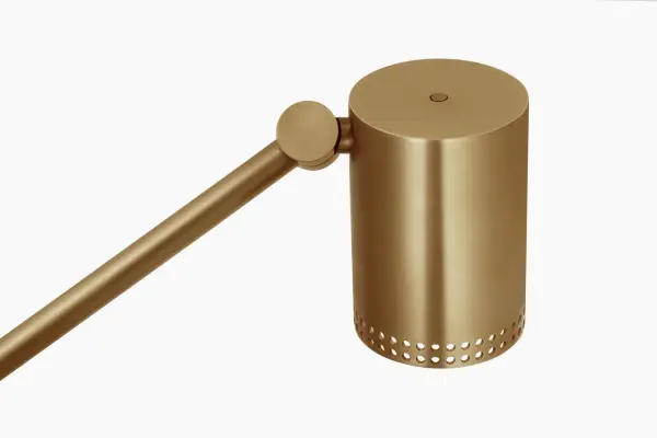 Precision Articulating Table Lamp in Antique-Burnished Brass - Image 8