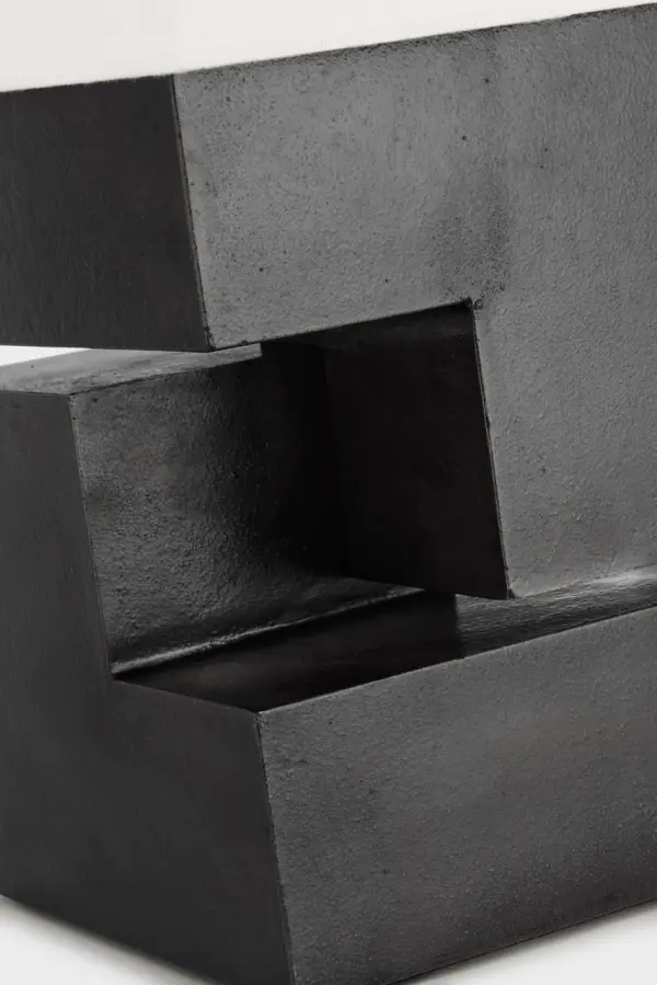 Sophisticated Museum Black Table Lamp with Classic Linen Shade - Image 3