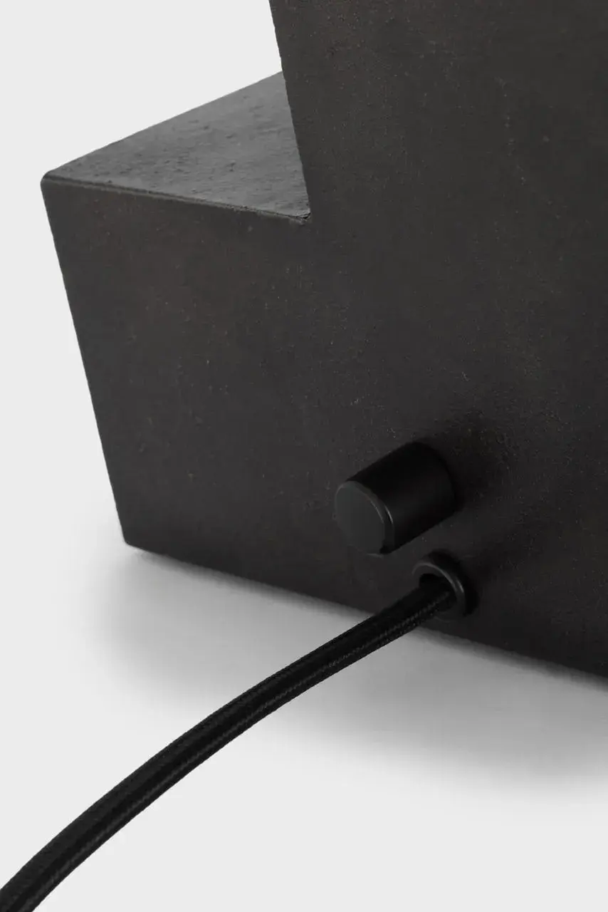 Sophisticated Museum Black Table Lamp with Classic Linen Shade - Image 5