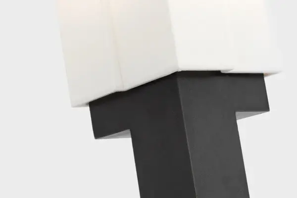 Sophisticated 27" Table Lamp with Museum-Quality Black Finish - Image 4