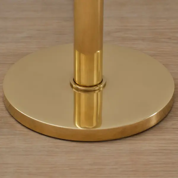 Elegant Crystal Table Lamp with Timeless Brass Finish - Image 6