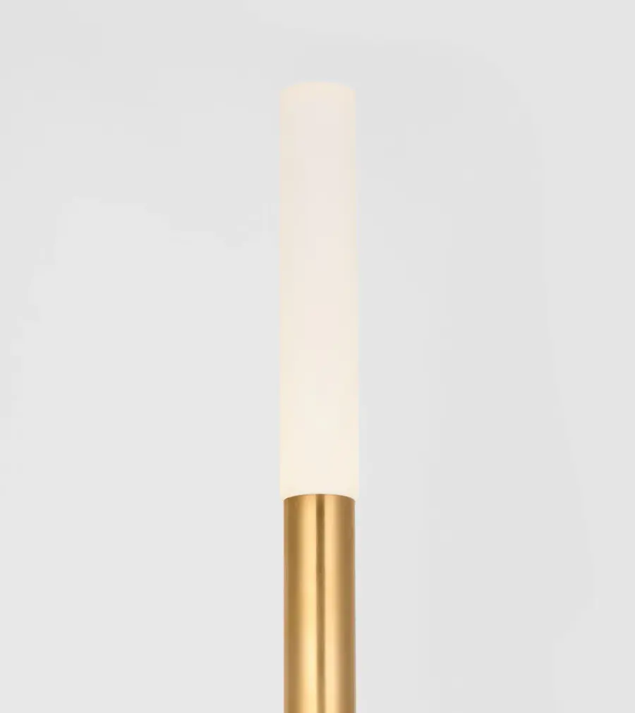 Elegant Crystal Table Lamp with Timeless Brass Finish - Image 8
