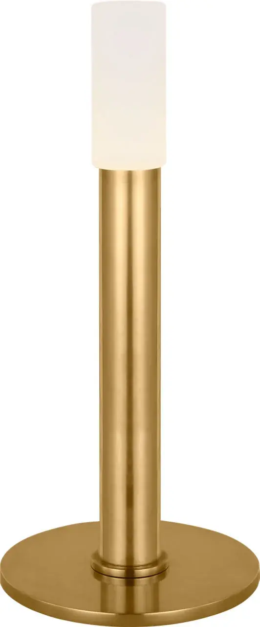 Elegant Rechargeable Accent Lamp with Timeless Brass & Crystal Design - Image 4