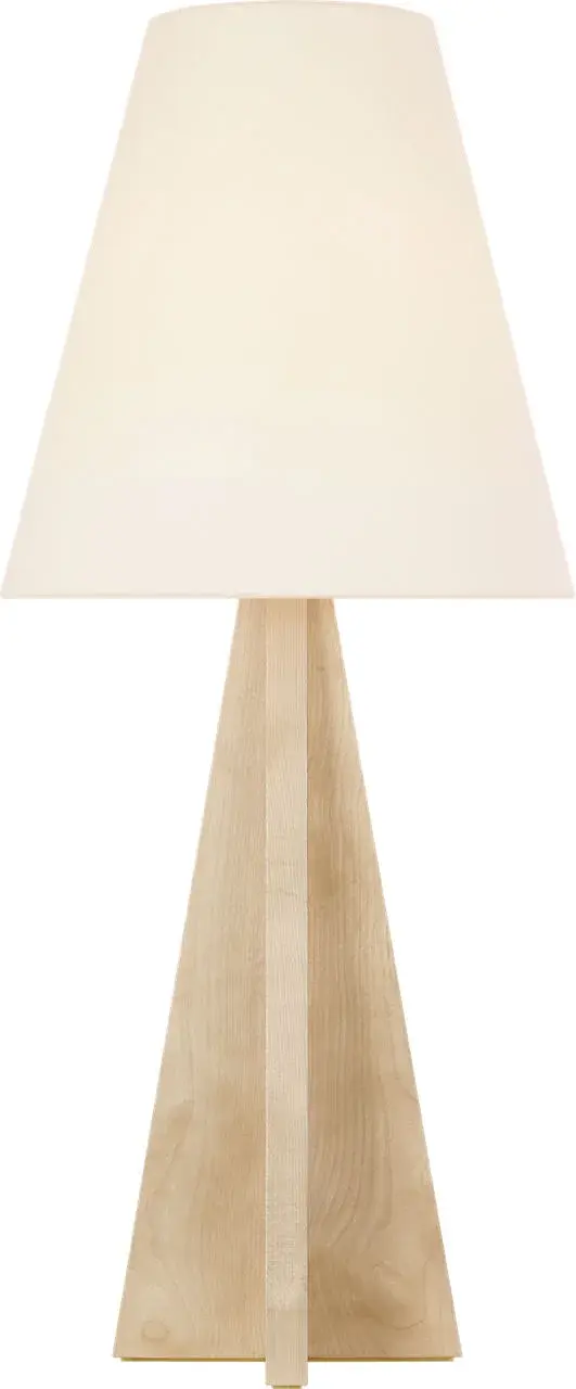 Sophisticated Natural Wood Table Lamp with Timeless Scandinavian Appeal - Image 5