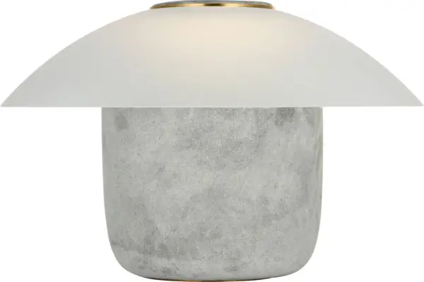 The Blique rechargeable accent lamp combines contemporary design with practical portability. Its soft etched glass shade creates a warm, diffused light perfect for intimate spaces, while the cordless design offers placement flexibility.