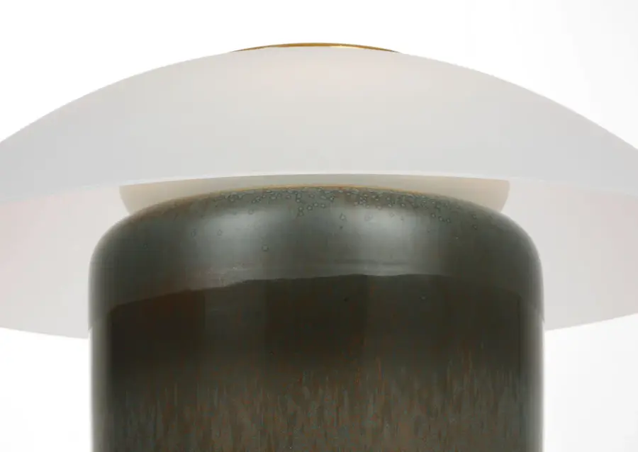 Blique 12" Rechargeable Accent Lamp in Peacock - Image 4