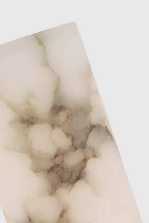 Tourne 12" Rechargeable Table Lamp in Alabaster - Image 4
