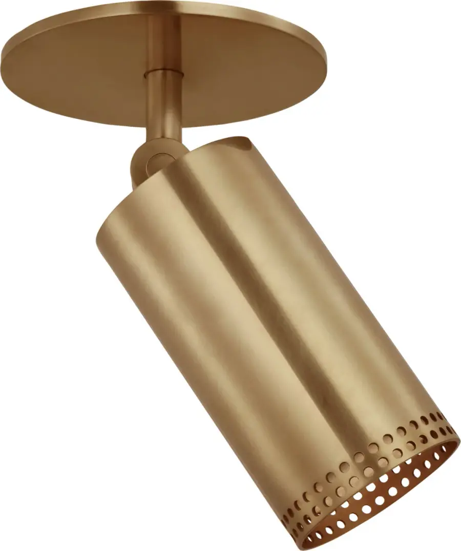 Precision 3" Directional Monopoint Flush Mount in Antique-Burnished Brass - Image 1