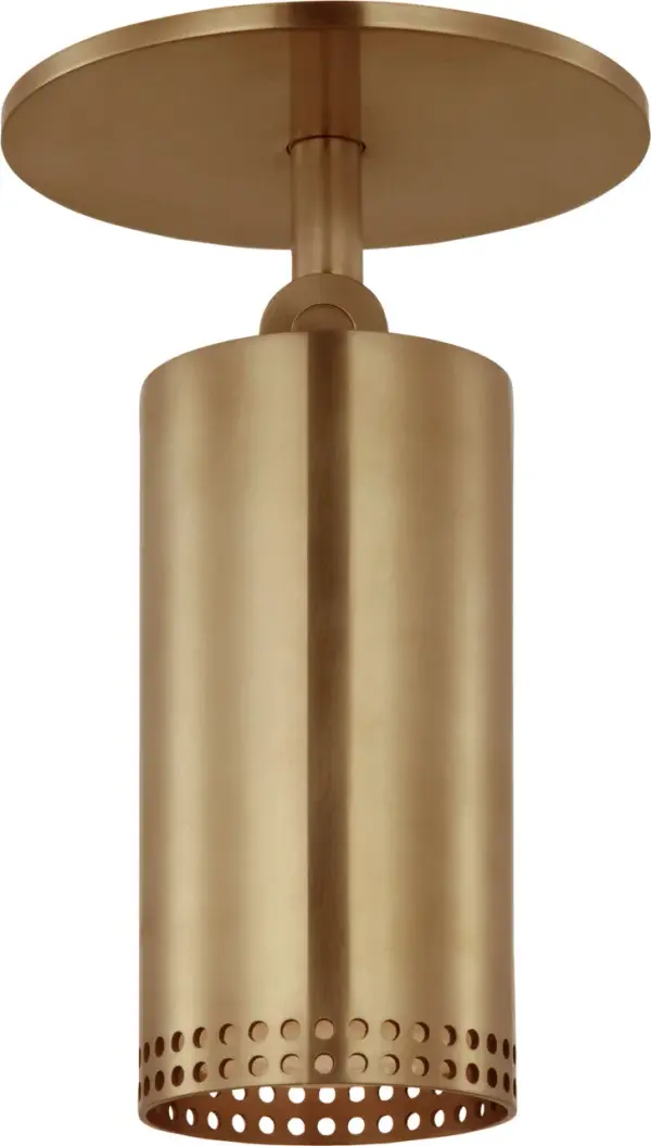 Precision 3" Directional Monopoint Flush Mount in Antique-Burnished Brass - Image 3
