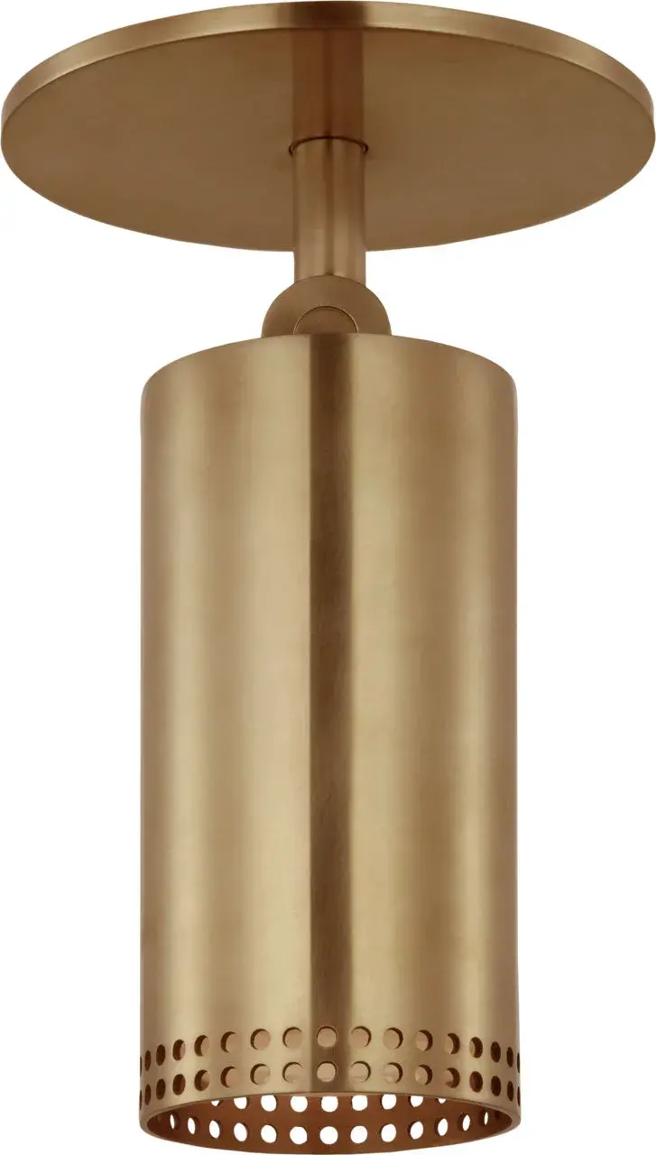 Precision 3" Directional Monopoint Flush Mount in Antique-Burnished Brass - Image 3