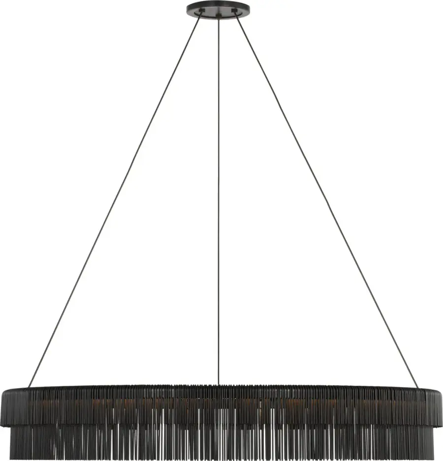 Differo 40" Layered Ring Chandelier - Image 2