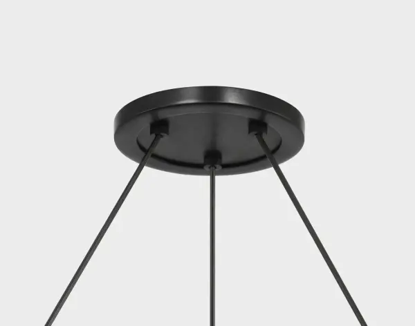 Differo 40" Layered Ring Chandelier - Image 3