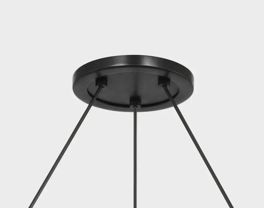 Differo 40" Layered Ring Chandelier - Image 3