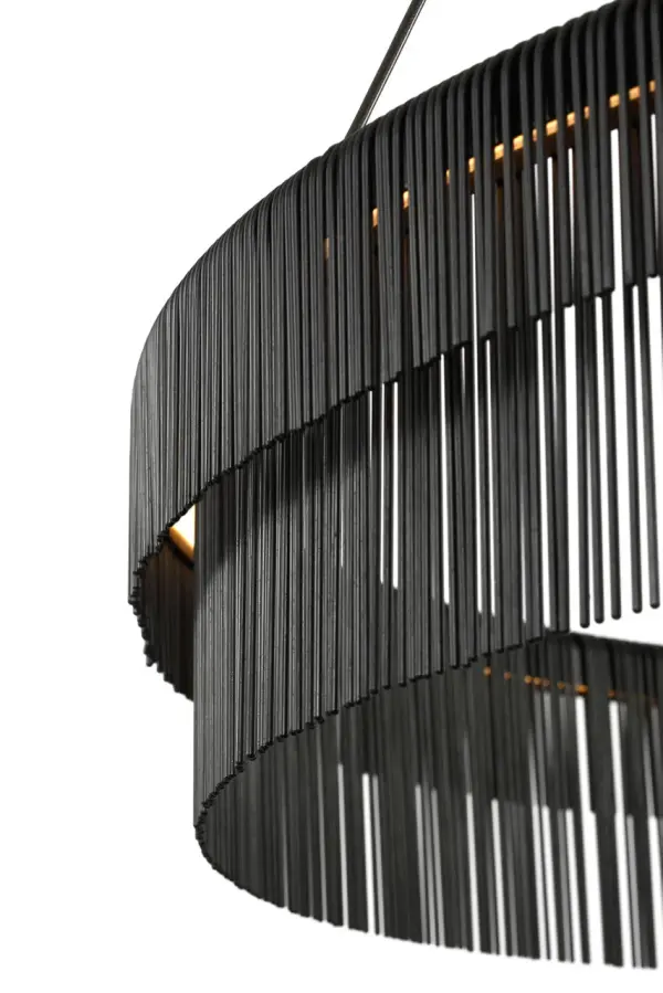 Differo 40" Layered Ring Chandelier - Image 4