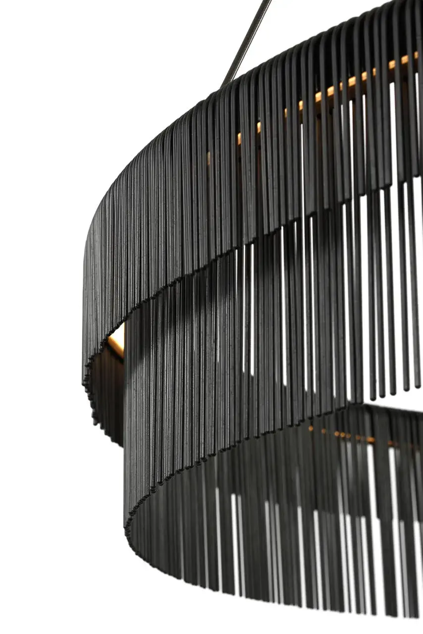 Differo 40" Layered Ring Chandelier - Image 4