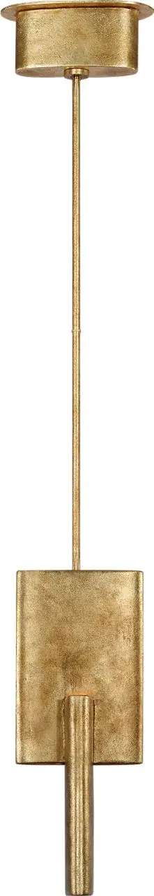 Lotura 8" Intersecting Pendant in Museum Gild - Image 3