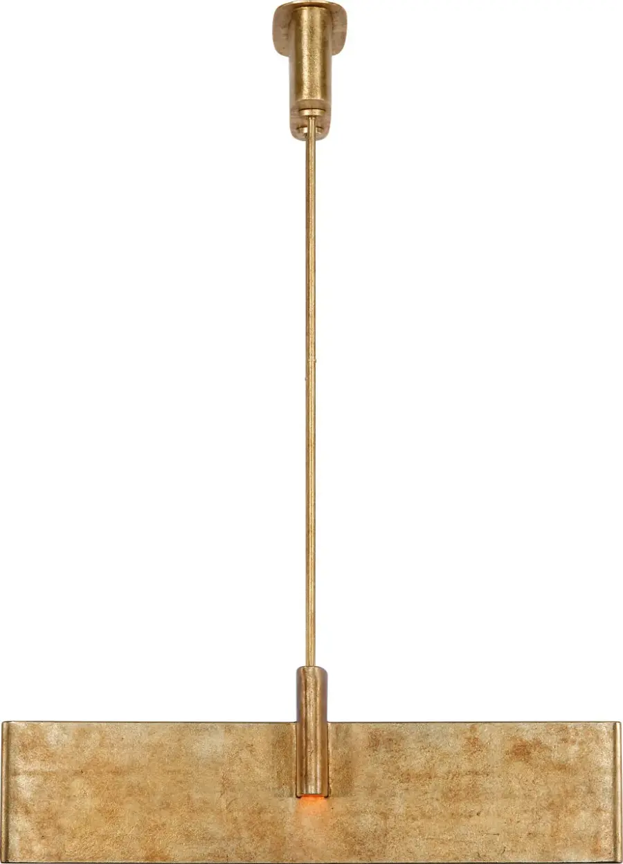 Lotura 36" Intersecting Linear Pendant in Museum Gild - Image 3