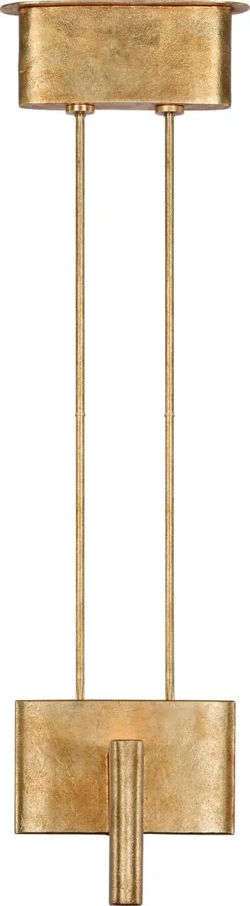 Lotura 36" Intersecting Linear Pendant in Museum Gild - Image 4