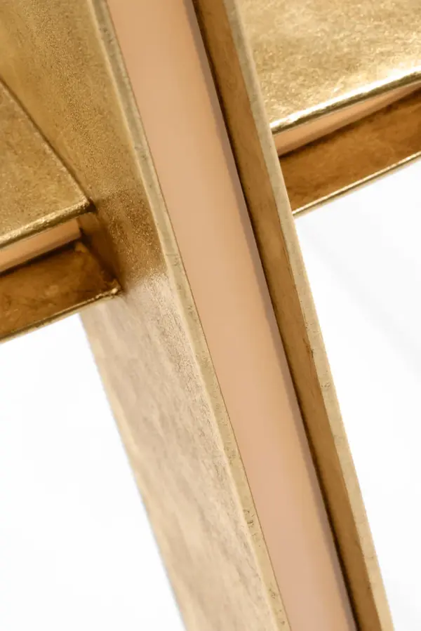 Lotura 36" Intersecting Linear Pendant in Museum Gild - Image 6