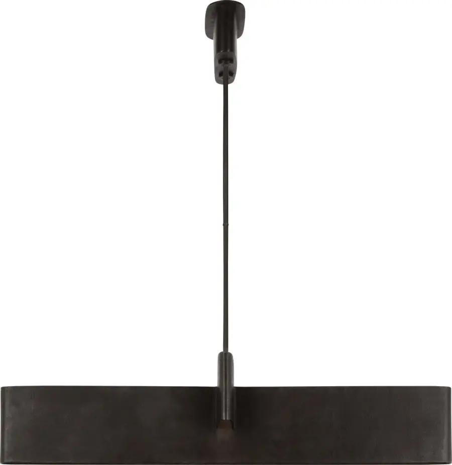 Lotura 48" Intersecting Linear Pendant in Museum Black - Image 2