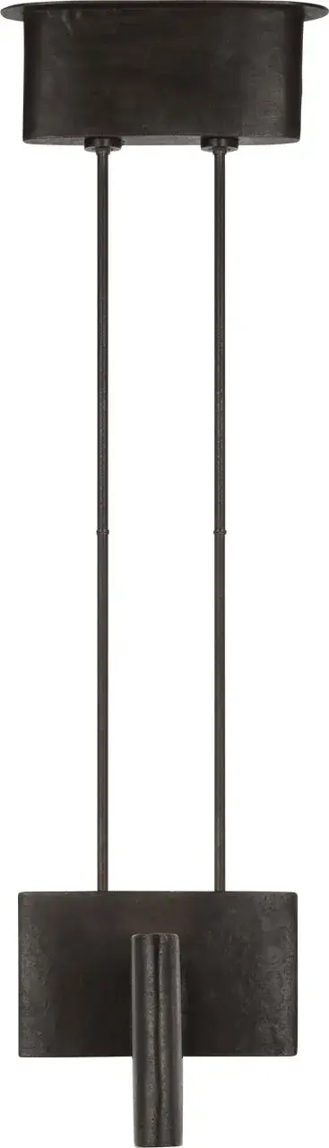 Lotura 48" Intersecting Linear Pendant in Museum Black - Image 4