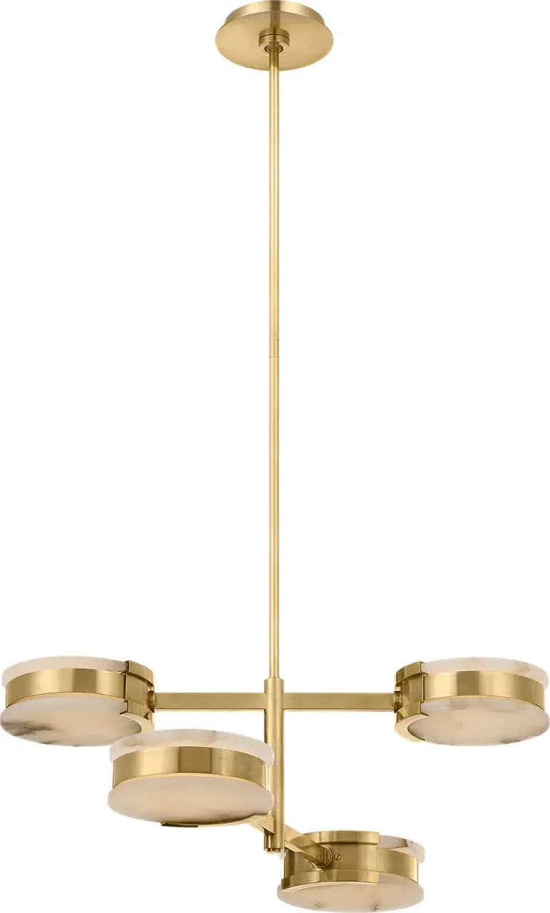 Melange 25" Multi-Positional Semi-Flush Chandelier - Image 2