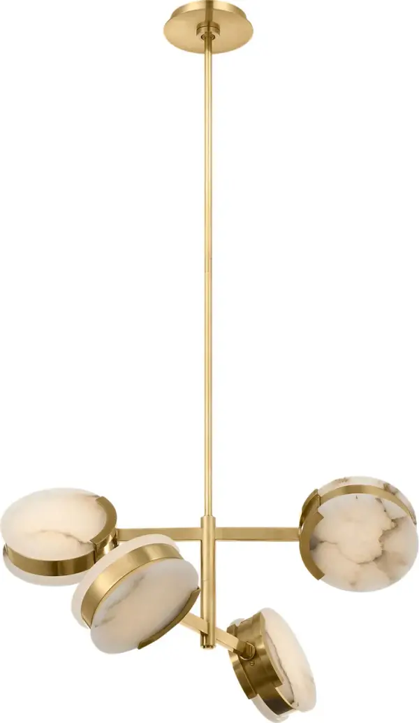 Melange 25" Multi-Positional Semi-Flush Chandelier - Image 13