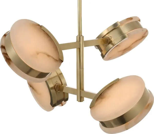 Melange 25" Multi-Positional Semi-Flush Chandelier - Image 3
