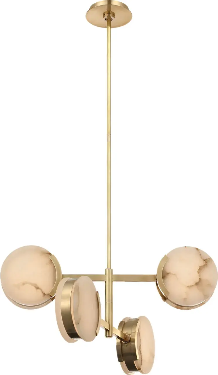 Melange 25" Multi-Positional Semi-Flush Chandelier - Image 4