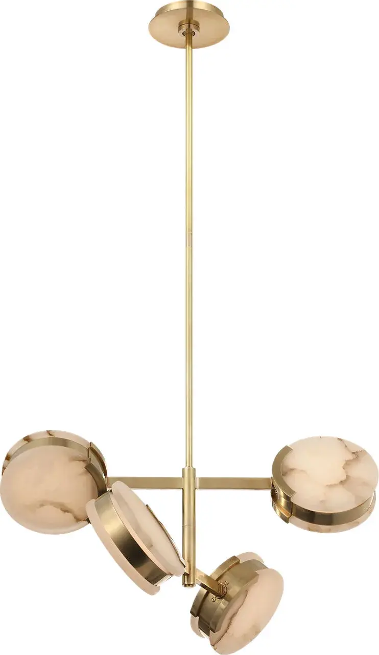 Melange 25" Multi-Positional Semi-Flush Chandelier - Image 5