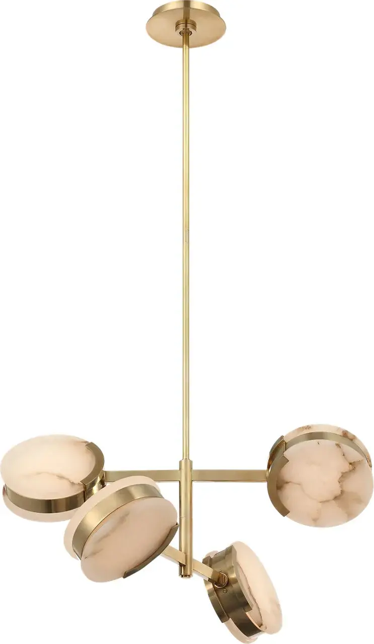 Melange 25" Multi-Positional Semi-Flush Chandelier - Image 6