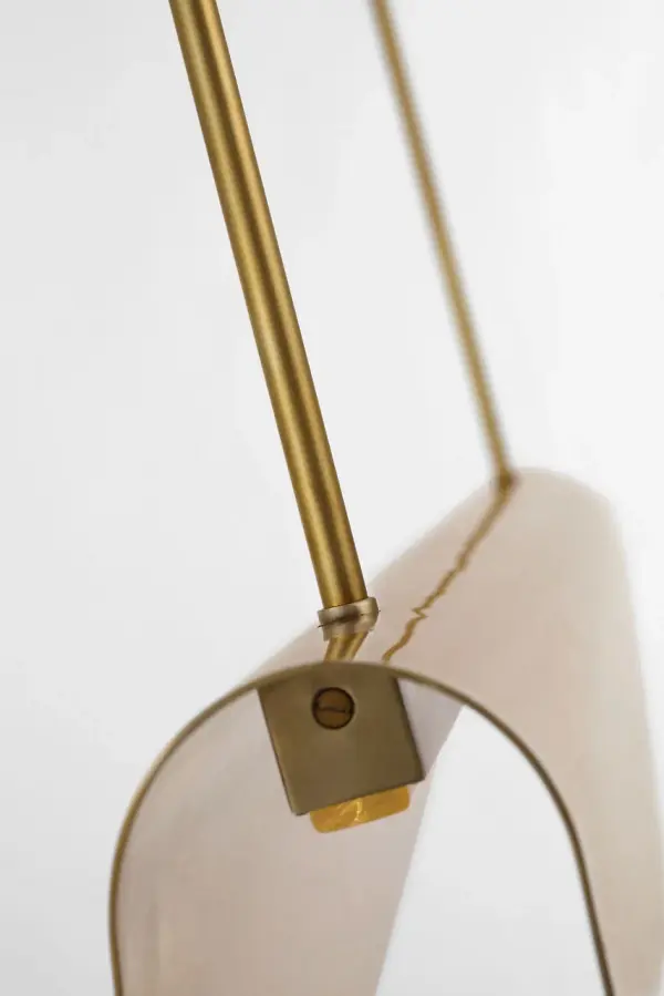 Sophisticated 48" Linear Pendant with Warm Brass Finish - Image 13