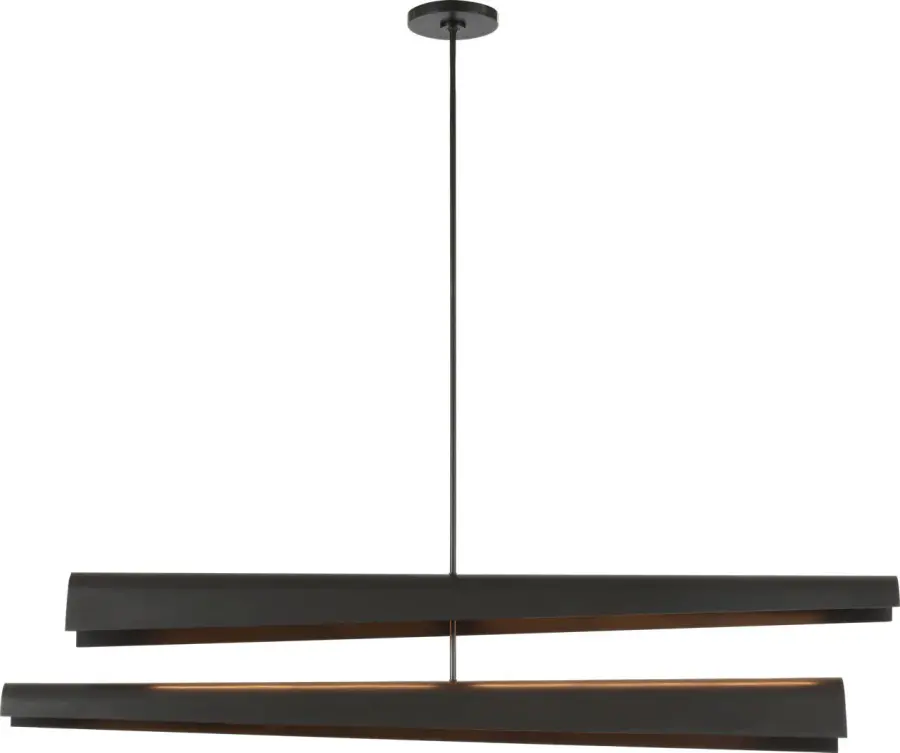 Piel 52" Multi-Positional Chandelier in Bronze - Image 1