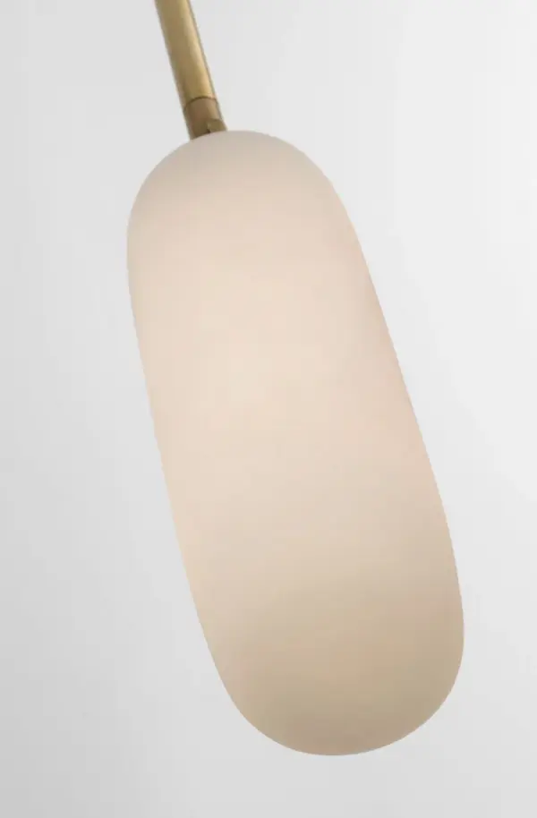 Formosa 11" Single Pendant in Antique-Burnished Brass with Alabaster - Image 8