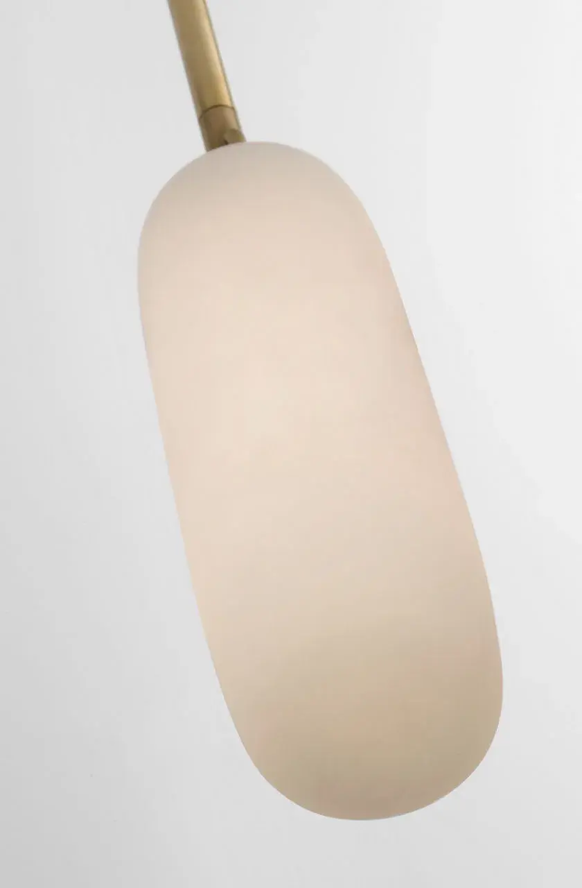Formosa 11" Single Pendant in Antique-Burnished Brass with Alabaster - Image 8