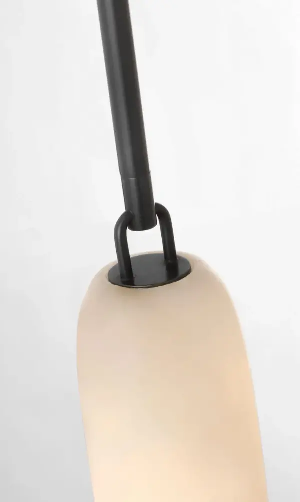 Formosa 17" Single Pendant in Bronze with Alabaster - Image 3