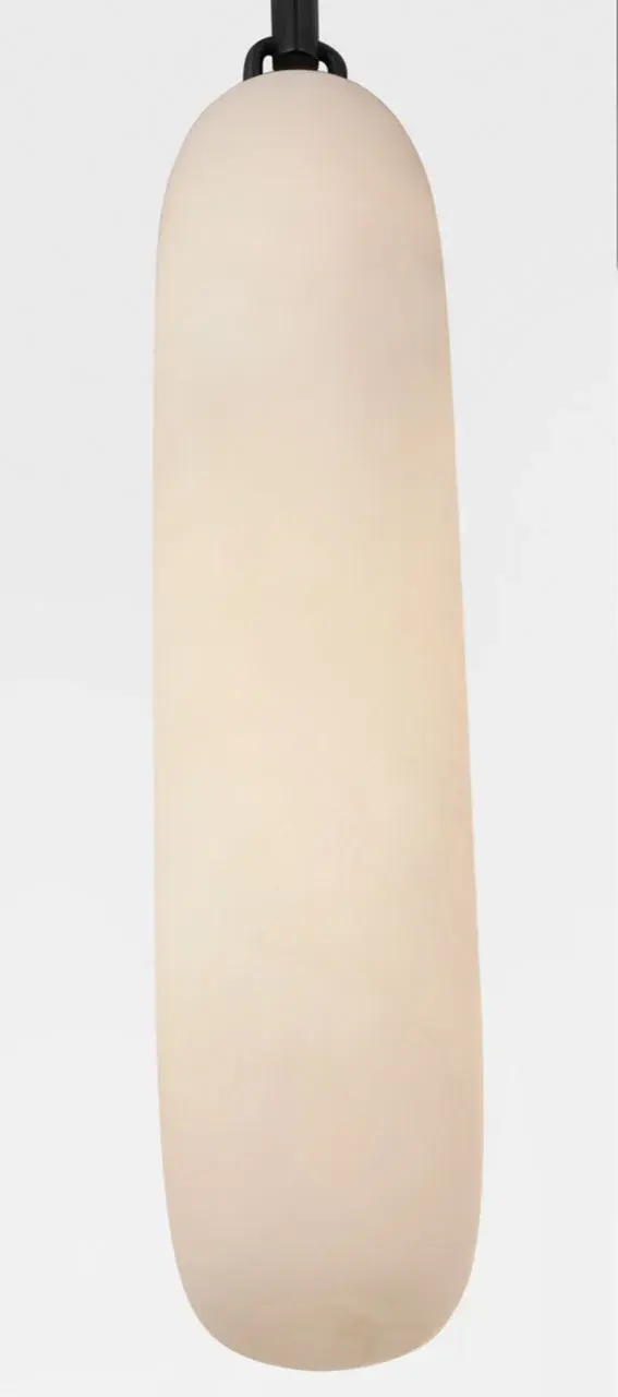 Formosa 17" Single Pendant in Bronze with Alabaster - Image 8