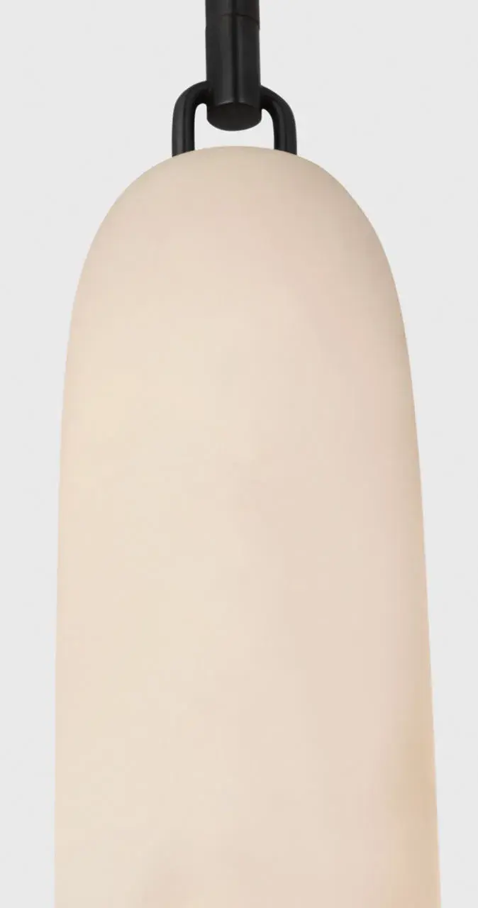 Formosa 17" Single Pendant in Bronze with Alabaster - Image 10