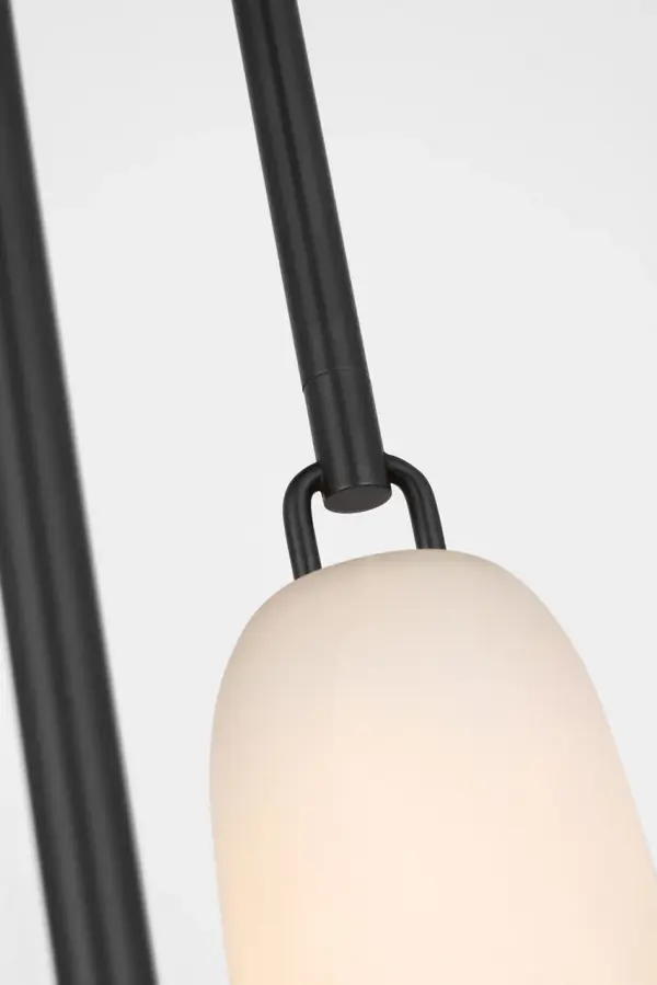 Formosa 3-Light Pendant in Bronze with Alabaster - Image 9
