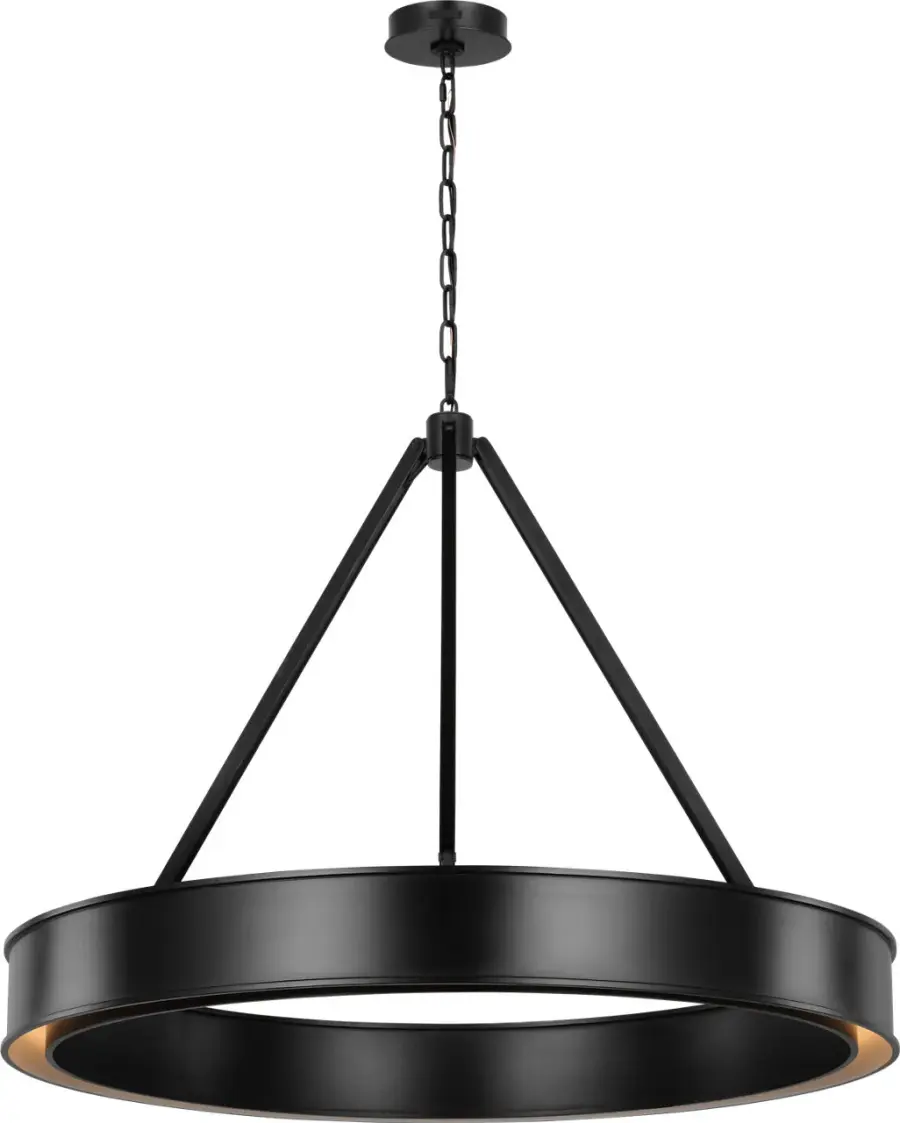 Leonard Large Chandelier in Aged Iron - Image 2