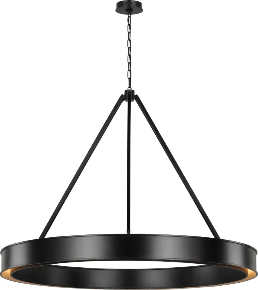 Leonard Extra Large Chandelier in Aged Iron - Image 1